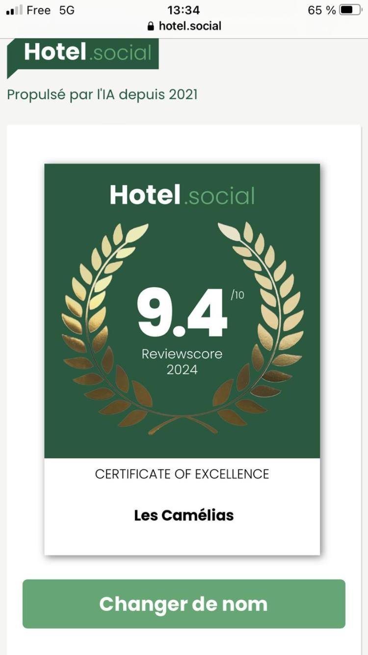 마자메 Les Camelias B&B 외부 사진